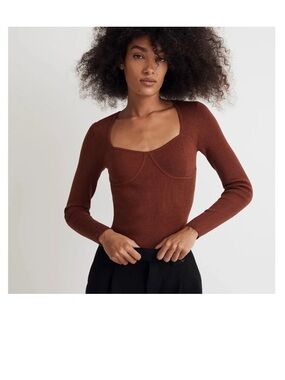 NWT Madewell RIBBED TOP